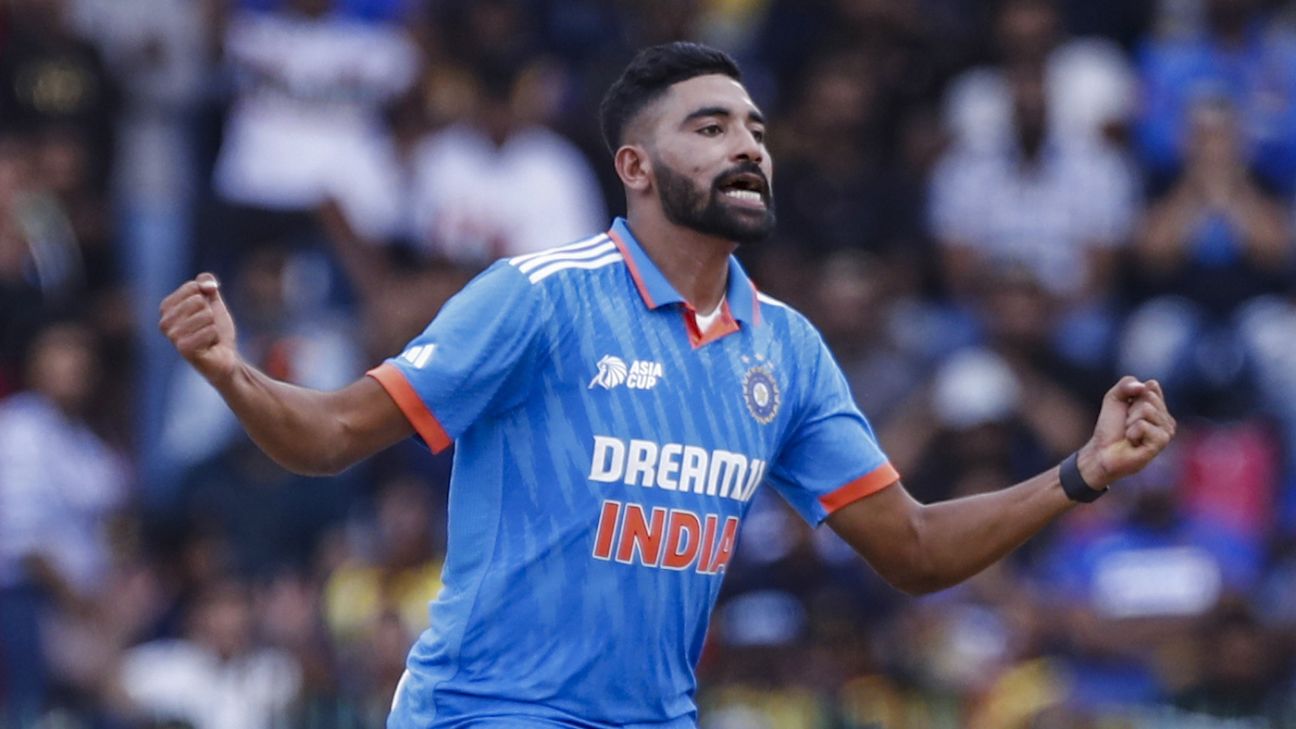 Four in six, ball by ball – Mohammed Siraj scythes through Sri Lanka in Asia Cup final